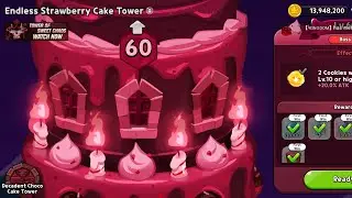 Endless Strawberry cake tower floor 60 guide. f2p Cookie Run kingdom.