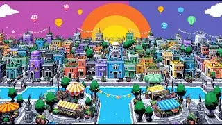 🎵 Building Joy: The Whimsical Soundtrack of Happy City | Cozy Music & Art Journey