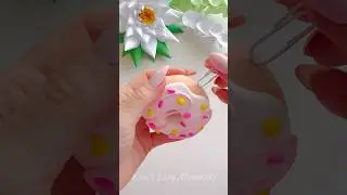 Sweet Donut Keychain 🍩 | Easy DIY Craft Idea #diy #craft #handmade #diyideas #craftideas #keychain
