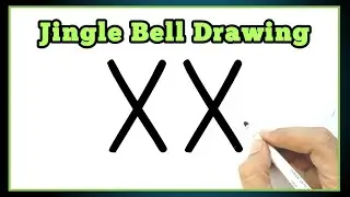 Beautiful Jingle🔔Bell Drawing | Christmas Jingle Bells Drawing | How to Draw Jingle Bell
