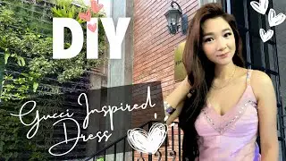 DIY Sewing Gucci Inspired Dress | Sew the Look from Pinterest | Free Pattern