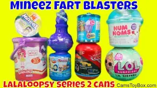 Surprise Toys Lalaloopsy Num Noms Mineez Fart Blaster LOL Lil Sisters Series 2 4 Opening Shopkins