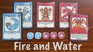 Fire and Water Aggro Deck Profile for Zumoners HTCG. #homemade #tradingcardgame #cardgame #tcg 