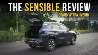 Grand Vitara Hybrid Rear Seat & Boot Space Review | Can 3 People Sit In Rear? | The Sensible Review