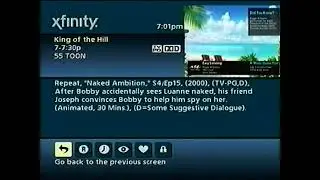 Xfinity Digital Guide (June 7, 2023)
