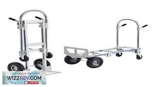 VEVOR Aluminum Hand Truck 2 in 1 800 lbs Load Capacity Heavy