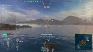World Of Warships обзор  боев на 2 уровне.Крейсер CHIKUMA.