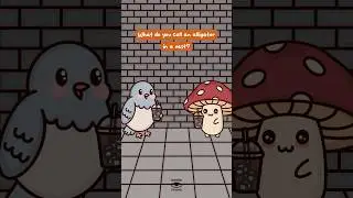 Not Funny Jokes For You 😏 Mushie & Birdie | Dad Jokes Animation Meme | Original Audio: Hoop Zig