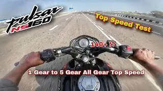 Pulsar NS160 Top Speed - shocking result ! 😱