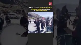 Губернатор Сиккима Ом Пракаш Матхур празднует Дивали с солдатами на границе с Индокитаем