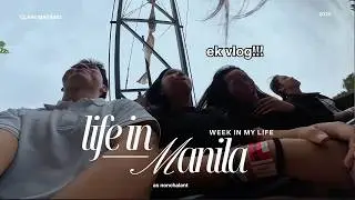 Life in Manila—enchanted kingdom, pampanga, living alone🇵🇭