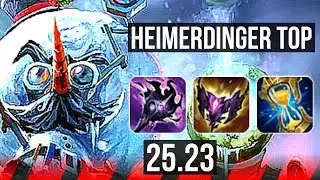 HEIMERDINGER vs JAX (TOP) | EUW Master | 25.23