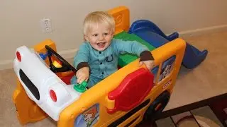 Little Tikes School Bus Activity Gym Review & Playtime