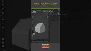 Наконечник Blender Tip Extended Edge Slide | AR3Designs Daily Blender 3D Tips