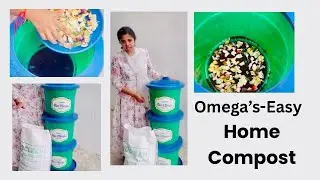 Simple & Easy Home Composter Bin #omegaecotech #kitchencompost #Bioclean