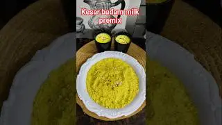 kesar badam milk premix | winter special recipe | saffron badam milk #badammilk #premix #viral #yt