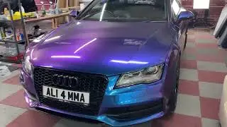 Audi A7 Iris Purple Gem Wrap