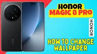 Как сменить обои на Honor Magic 8 Pro | Настройка главного экрана и экрана блокировки