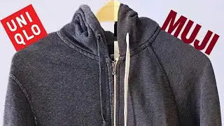 Uniqlo vs Muji Zip Hoodie | Detailed Comparison & Review