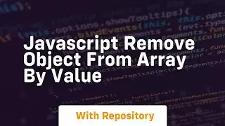 javascript remove object from array by value