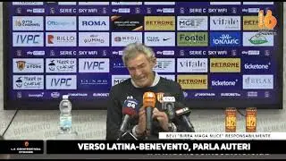 Verso Latina-Benevento, le parole di mister Auteri