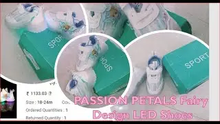Baby footwear | PASSION PETALS Fairy Design LED Shoes || Baby Shoes review|First Cry Product review