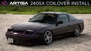 Nissan 240SX Coilover Install | 4K