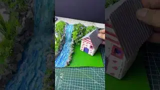 I made a DIY waterfall 🏞️ #youtubeshorts #viralshorts