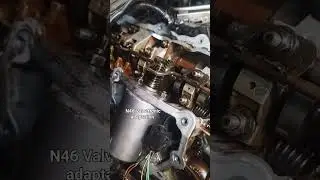 Bmw e9x 320i N46 engine , valvetronic adaptation without valvecover