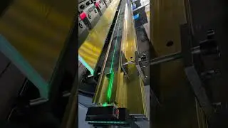 Laser alignment device for our CNC press brake.