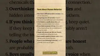 Facts about human behaviour I #quotes #explore #motivation #facts #behavior #mindset #viralshorts
