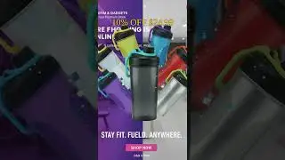 VOLTRX Shaker Bottle, Gallium USB C Rechargeable Electric Protein Mixer, Shaker Cups for Protein