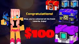 i Paid $100 to Complete NEW LUNAR PATH Event in Pixel Gun 3D! (OP!)