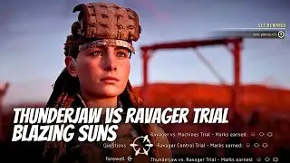 Thunderjaw VS Ravager Trial - Blazing Sun - Sun Furrows Hunting Grounds