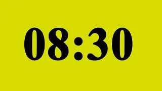 8 Minute 30 Second Timer &ndash; No Music | Silent Countdown ⏱️
