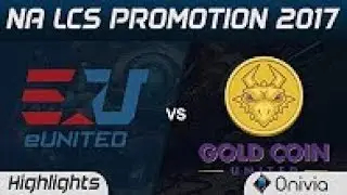 [ Highlights] [EUN vs GCU]  [NA LCS M&Ugrave;A H&Egrave; 2017] [V&aacute;n 1]