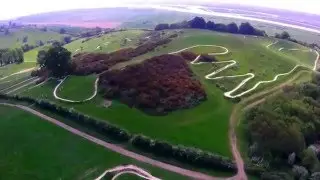Hadleigh Bike Park from above