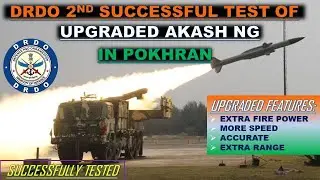 #DRDO CONDUCTS 2ND SUCCESSFUL TEST OF #AKASH-NG MISSILE IN POKHRAN/ AKASH NG AIR DEFENSE SYSTEM /