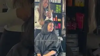 Emotional haircut to let go and step into a new era🫰🏾🫡 At Radiance we do big transformations usually