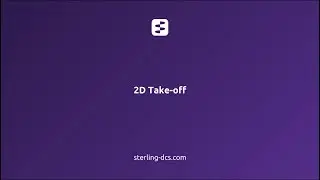 Sterling - Take-off - 2D Take-off