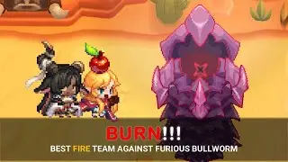 [Guardian Tales] Best Fire Team on Furious Bullworm | GR107 Dream Stage