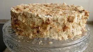 Торт Наполеон за 15 минут без выпечки из 3 ингредиентов! Рецепт вкусный и ленивый!
