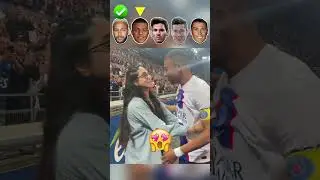 Neymar VS Ronaldo VS Messi VS Mbappe VS Lewandowski | Meeting fans 😍