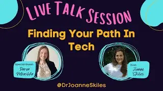 Finding Your Path In Tech - Live Talk Session with Darya Petrashka
