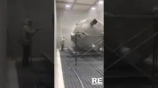 Abrasive blasting room | Sandblasting room | Sandblasting Booth | Sandblasting of large workpieces