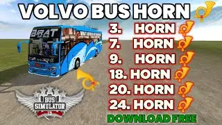 Top 6 horn for bus simulator indonesia download | Volvo Luxury bus horn 📯📯📯