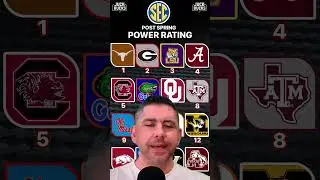 SEC POWER RANKINGS