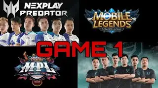 MPL Season 6 Week 7 Day 1 NXP SOLID vs EXECRATION Game 1
