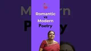 Romantic vs Modern Poetry | Key Differences Explained 🎭 #monamimukherjee