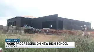New Pike Road High School under construction